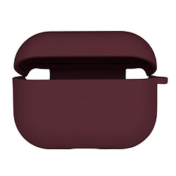 Чохол (накладка) Apple AirPods Pro, Silicone Classic Case, Maroon, Бордовий