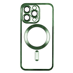 Чохол (накладка) Apple iPhone 11, Metallic Full Camera, MagSafe, Зелений