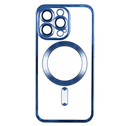 Чохол (накладка) Apple iPhone 12 Pro Max, Metallic Full Camera, MagSafe, Синій
