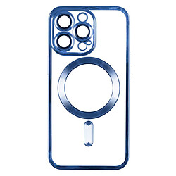 Чохол (накладка) Apple iPhone 12 Pro, Metallic Full Camera, MagSafe, Синій
