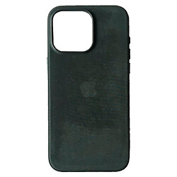 Чохол (накладка) Apple iPhone 15, FineWoven, Evergreen, MagSafe, Зелений