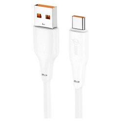 USB кабель Hoco X93 Force, Type-C, 1.0 м., Белый