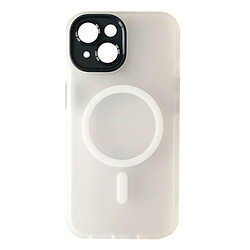 Чехол (накладка) Apple iPhone 15, Rock Guard Touch, MagSafe, Matte White, Белый