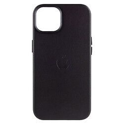 Чехол (накладка) Apple iPhone 14, Leather Case Color, MagSafe, Черный