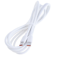 USB кабель USAMS SJ614USB01, Type-C, Type-C, 2.0 м., Белый