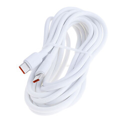 USB кабель USAMS SJ615USB01, Type-C, Type-C, 3.0 м., Белый