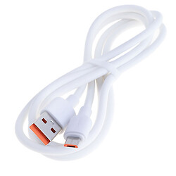 USB кабель USAMS SJ607USB01, MicroUSB, 1.0 м., Білий