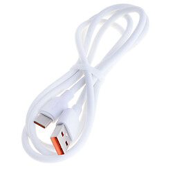 USB кабель USAMS SJ601USB01, Type-C, 1.0 м., Білий