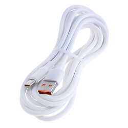 USB кабель USAMS SJ602USB01, Type-C, 2.0 м., Белый