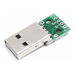 Разъем USB 2.0 тип A (male) на платі