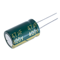 Електролітичний конденсатор 47uF 400V 16x25mm 105°C (Chongx), 47 мф, 400 В