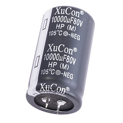 Электролитический конденсатор 10000uF 80V 20% 35x60mm (J02A109M1KD35L60-JEC), 10000 мф, 80 В