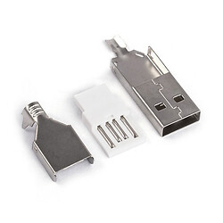 USBA-SP вилка на кабель под пайку (KLS1-182-W — KLS)
