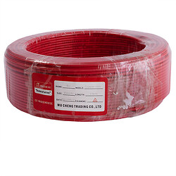 Провод монолитный 1.5mm2 (16AWG/D1.38мм, медь, PVC), красный