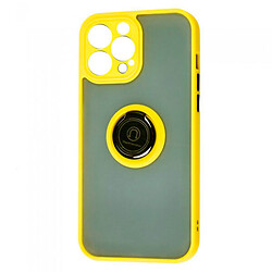 Чехол (накладка) Apple iPhone 14 Pro Max, Goospery Ring Case, Желтый