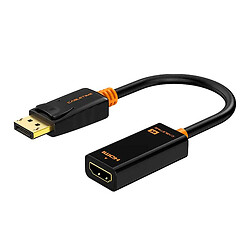 Адаптер Сabletime CP21B, DisplayPort, HDMI, 0.2 м., Чорний