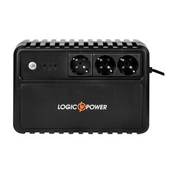 Бесперебойный блок питания LogicPower LP-U600VA-3PS, Черный