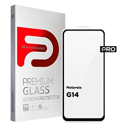 Защитное стекло Motorola Moto G14, Armorstandart Pro, Черный