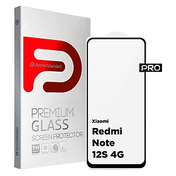 Защитное стекло Xiaomi Redmi Note 12S, Armorstandart Pro, Черный