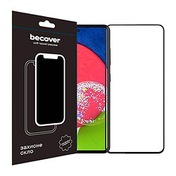 Захисне скло Tecno Spark 10, BeCover, Чорний