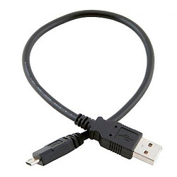 USB кабель Atcom 9174, MiniUSB, 0.8 м., Чорний
