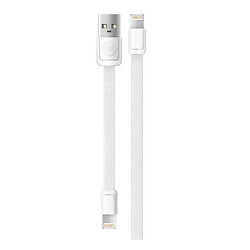 USB кабель WK WDC-009 M&S Apple iPhone SE 2022 / iPhone 14 Pro Max / iPhone 14 Plus / iPhone 14 Pro / iPhone 14 / iPhone 13 Pro / iPhone 13 Mini / iPhone 13 / iPhone 13 Pro Max / iPhone 12 Mini / iPhone 12 Pro Max, Lightning, MicroUSB, 1.0 м., Білий
