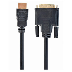 Кабель Cablexpert CC-HDMI-DVI-6, HDMI, DVI, 1.8 м., Чорний