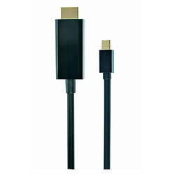Кабель Cablexpert CC-mDP-HDMI-6, HDMI, Mini DisplayPort, 1.8 м., Чорний