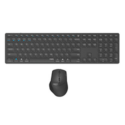 Клавіатура та миша Rapoo 9800M, Сірий