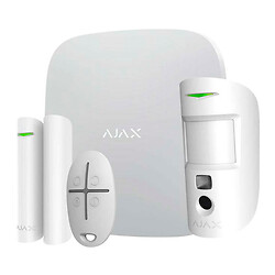 Комплект охранной сигнализации Ajax StarterKit Cam Plus, Белый