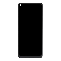 Дисплей (екран) OPPO A96, З сенсорним склом, Без рамки, OLED, Чорний