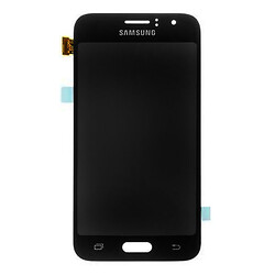 Дисплей (екран) Samsung J120 Galaxy J1, З сенсорним склом, Без рамки, IPS, Чорний