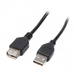 USB подовжувач Maxxter U-AMAF-6, USB, 1.8 м., Чорний