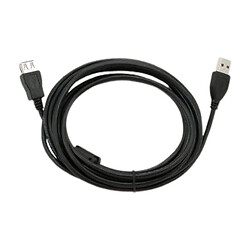 USB подовжувач Cablexpert CCF-USB2-AMAF-10, USB, 3.0 м., Чорний