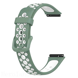 Ремешок Huawei Band 7 / Honor Band 7, BeCover Nike, Green-White, Зеленый