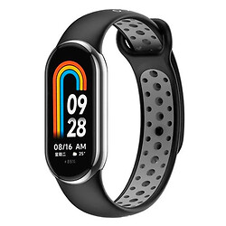 Ремешок Xiaomi Mi Band 8, BeCover Nike, Black-Grey, Черный