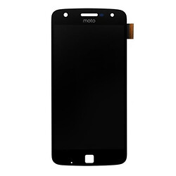 Дисплей (екран) Motorola XT1635 Moto Z Play, З сенсорним склом, Без рамки, Amoled, Чорний