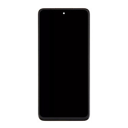 Дисплей (екран) Motorola G71s / G82 / XT2221 Moto G52, З сенсорним склом, З рамкою, OLED, Чорний