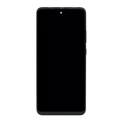 Дисплей (екран) Motorola XT2113 Moto G 5G, Original (PRC), З сенсорним склом, З рамкою, Чорний