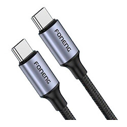 USB кабель Foneng X95, Type-C, 1.2 м., Чорний