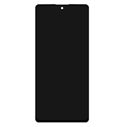 Дисплей (екран) Samsung G770 Galaxy S10 Lite, З сенсорним склом, Без рамки, Super Amoled, Чорний