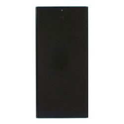 Дисплей (экран) Samsung S908 Galaxy S22 Ultra, High quality, С сенсорным стеклом, С рамкой, Зеленый