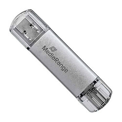 USB Flash MediaRange MR938, 128 Гб., Серебряный