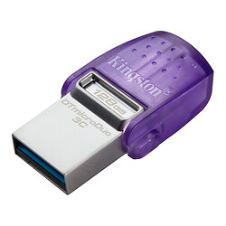 USB Flash Kingston DataTraveler microDuo 3C, 128 Гб., Синій