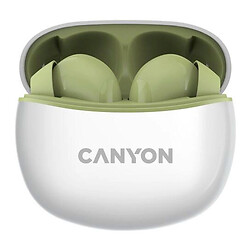 Bluetooth-гарнитура Canyon TWS-5, Стерео, Зеленый