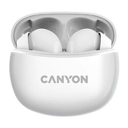 Bluetooth-гарнитура Canyon TWS-5, Стерео, Белый