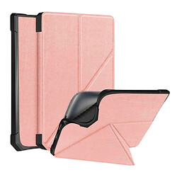Чохол книжка) PocketBook 740 InkPad 3, BeCover Ultra Slim Origami, Rose Gold, Рожевий