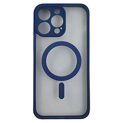 Чохол (накладка) Apple iPhone 12, Stiff Cover Colorful, MagSafe, Синій