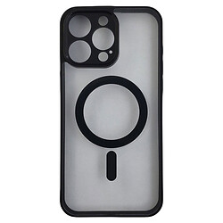 Чохол (накладка) Apple iPhone 13, Stiff Cover Colorful, MagSafe, Чорний