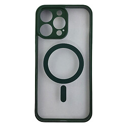 Чохол (накладка) Apple iPhone 13 Pro, Stiff Cover Colorful, MagSafe, Зелений